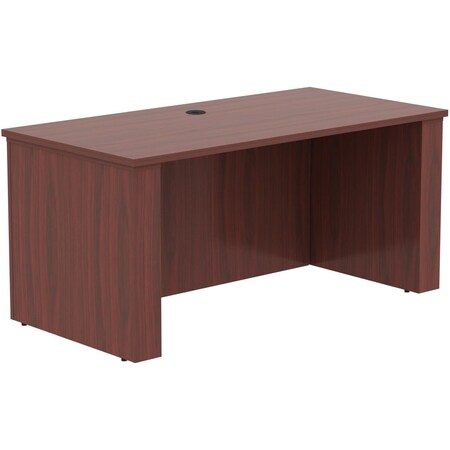 Lorell 60 x 29 x 49 in. Essentials Sit to Stand Desk ShellMahogany LLR69571